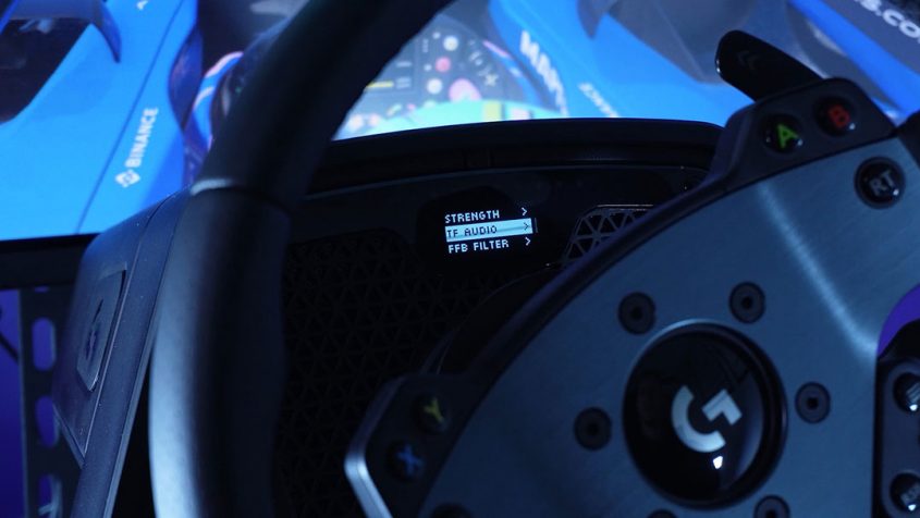 Logitech Pro Wheel OLED Display